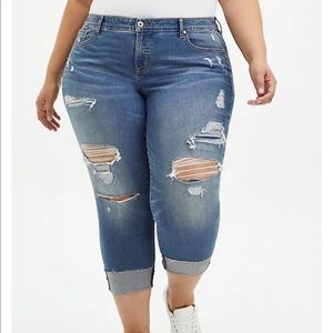 Cropped Boyfriend Jeans